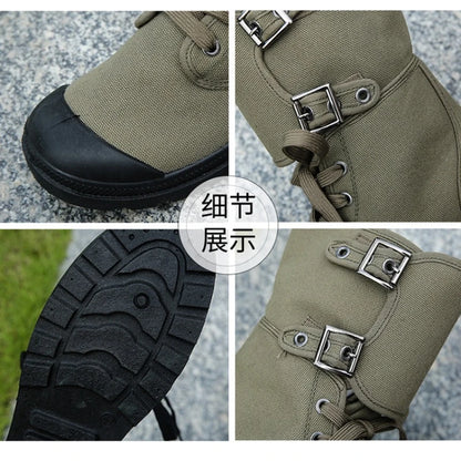 Rangers en toile pour hommes - Bottes hautes en toile respirantes, casual, outdoor et antidérapantes