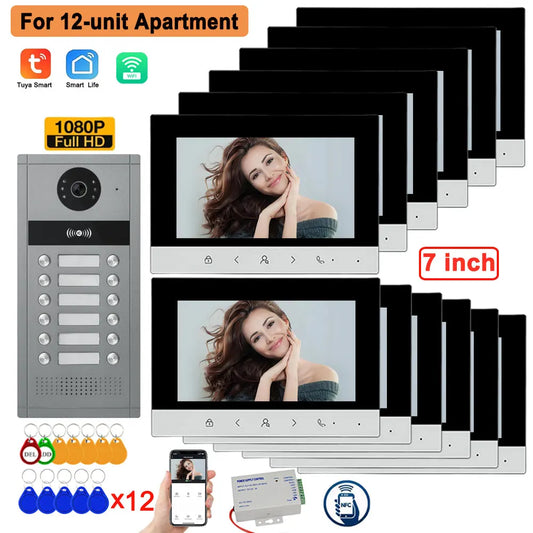 Interphone Vidéo Connecté LCD Multi-Appartement — Visiophone HD HSmartcam - BLACKBEARD OUTDOOR INDUSTRIES