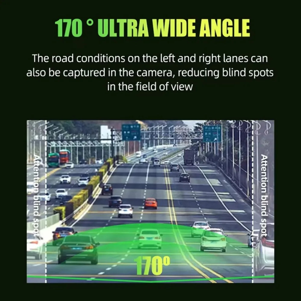 dashcam 4 canaux couverture panoramique à 360°  haute définition 1080P Ma boutique