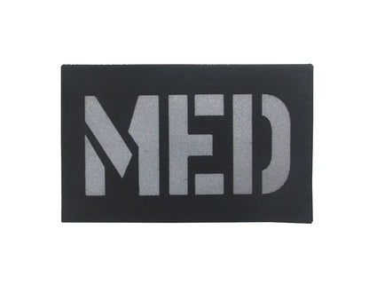 MEDIC Embroidered Patch IR Reflective Glow in Dark Tactical Military Patches Medical MED EMT PARAMEDIC Emblem PVC Rubber Badges - BLACKBEARD OUTDOOR INDUSTRIES