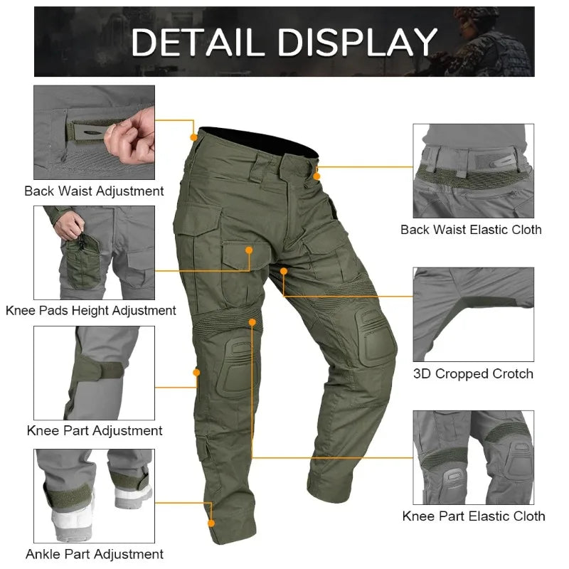 Uniforme Tactique IDOGEAR Gen3 Combat BDU avec Protections Coudes et Genoux - BLACKBEARD OUTDOOR INDUSTRIES