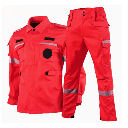 Tenue de secours homme à bandes réfléchissantes