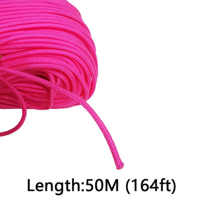 Paracorde rose 2 mm | Camping et créations DIY, 5 à 100 m