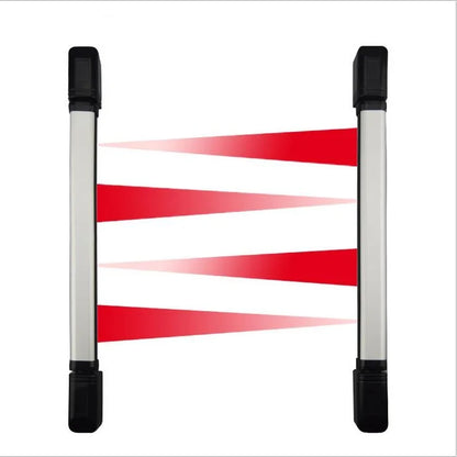 Barriere Infrarouge Active 2 Faisceaux 39,5 cm – Detecteur Perimetre IR pour Portail, Porte, Fenetre et Alarme Anti-Intrusion – 10m / 30m / 60m