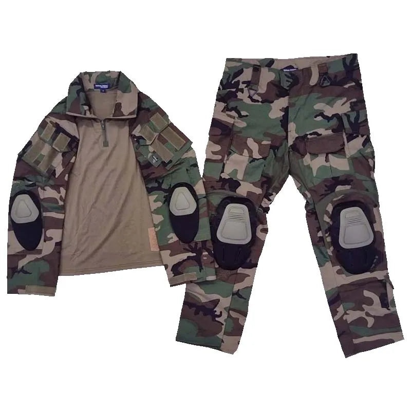 Tenue tactique G3 camouflage, combat shirt et pantalon