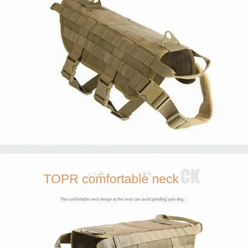 Gilet Tactique pour Chien – Harnais de Poitrine Robuste et Confortable Ma boutique