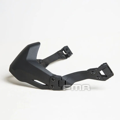 Demi-masque tactique airsoft pliable pour casque