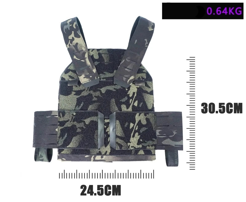 Gilet porte-plaques tactique