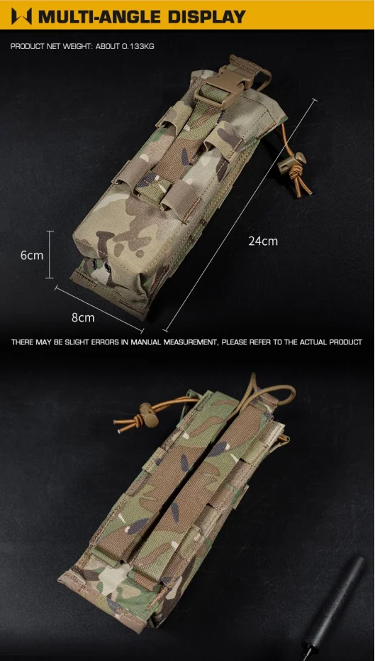 Pochette Radio PRC 152 - Sac Tactique MOLLE pour Walkie-Talkie Outdoor BLACKBEARD OUTDOOR INDUSTRIES