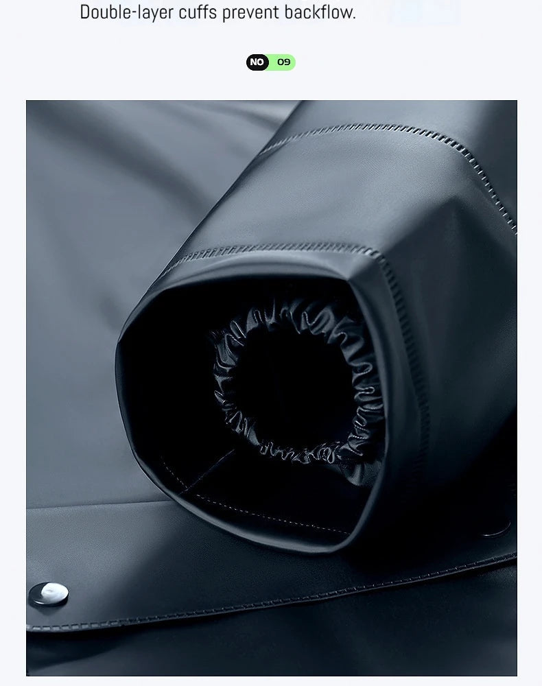 Set de Poncho de Pluie Séparé avec Pantalons - Ensemble Complet Résistant aux Tempêtes, Imperméable,  Réfléchissant BLACKBEARD OUTDOOR INDUSTRIES