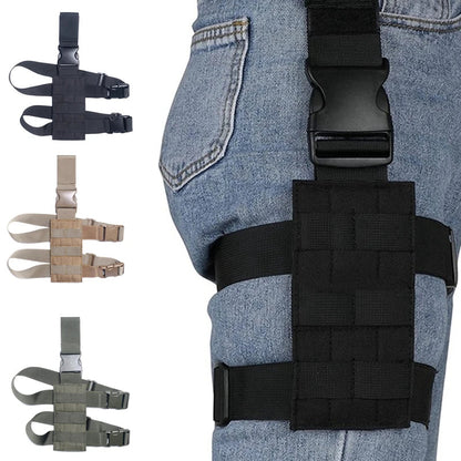 Holster de Cuisse MOLLE Universel – Plateforme de Support Tactique pour Pistolet, Réglable, Idéal pour Chasse, Paintball et Activités de Terrain BLACKBEARD OUTDOOR INDUSTRIES