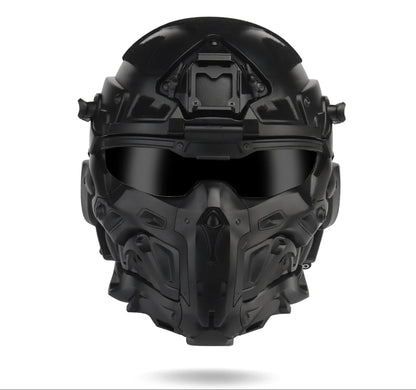 Casque airsoft intégral Assault I avec masque relevable