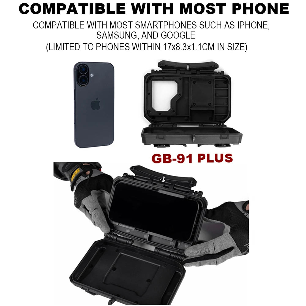Porte-téléphone tactique MOLLE GB-90 / GB-91 en nylon