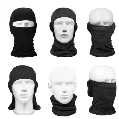 Cagoule intégrale en mesh respirant, protection visage outdoor