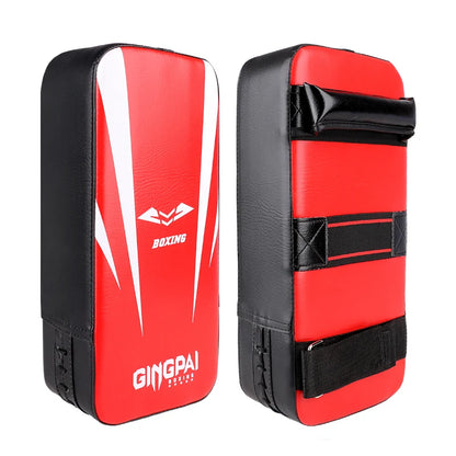 Cible de Frappe Taekwondo & Muay Thai – Kick Pad Cuir PU, Bouclier d’Entraînement | Noir, Bleu, Rouge - BLACKBEARD OUTDOOR INDUSTRIES