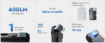 WUBEN G5  Flashlight 400Lumens Ma boutique