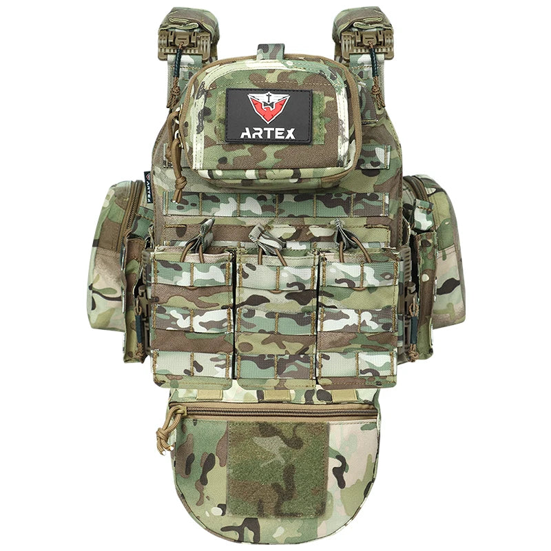 porte plaque Artex Quick Release MOLLE 1000D - BLACKBEARD OUTDOOR INDUSTRIES