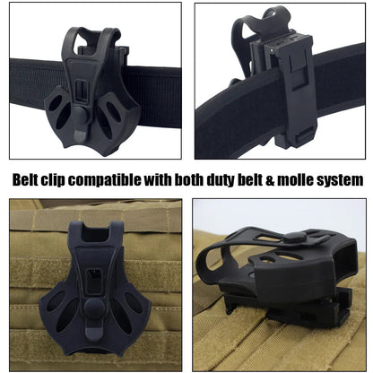 Étui Tactique pour Menottes avec Support Rotatif à 360° – Housse de Ceinture pour Menottes, Accessoire de Chasse et d'Équipement Tactique BLACKBEARD OUTDOOR INDUSTRIES