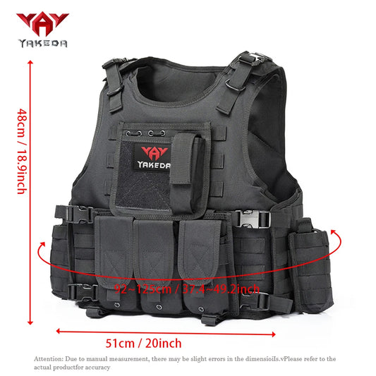 gilet tactique yakeda dimensions