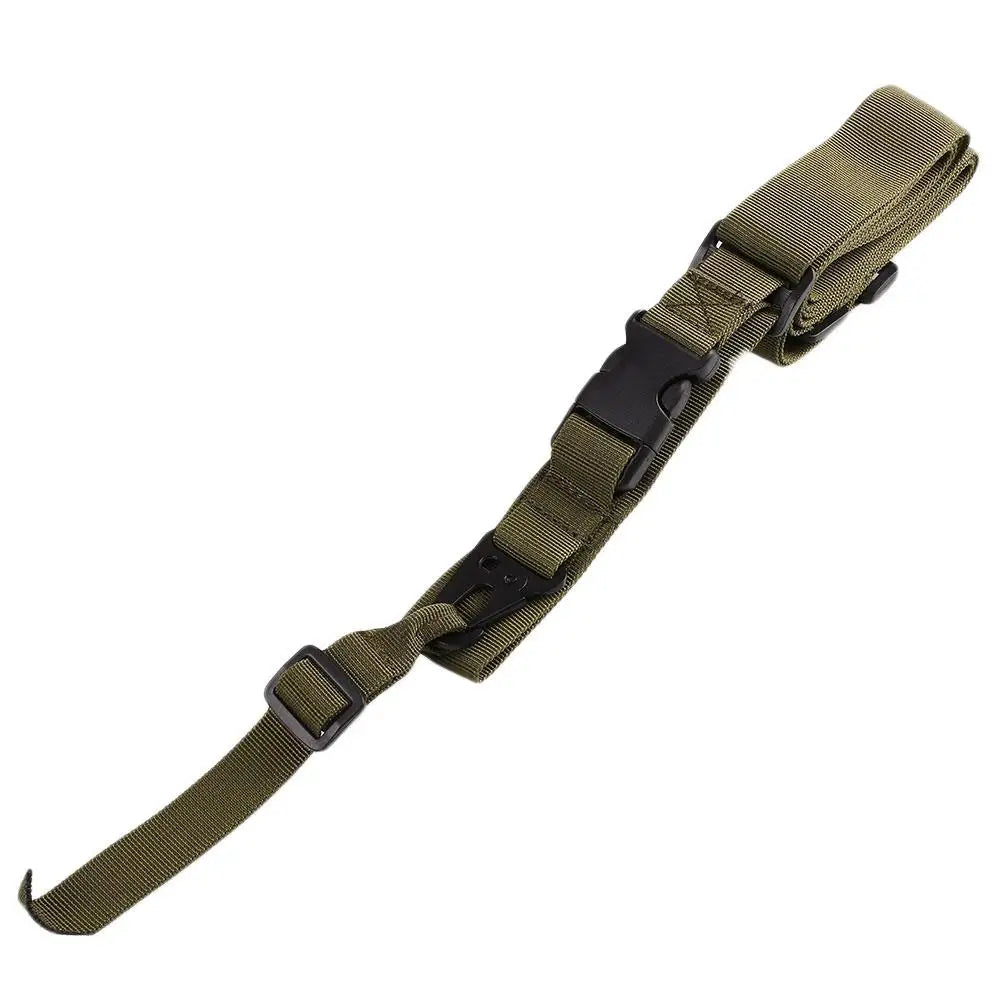 Sangle Tactique 3 Points Fusil – Nylon Résistant, Boucle QD Métal, Réglable