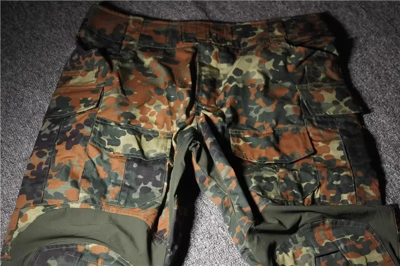 Ensemble Tactique GSG9 Camouflage Flecktarn GEN3 – Tenue Complète d’Entraînement Combat pour Forces Spéciales (Chemise + Pantalon à Manches Longues) - BLACKBEARD OUTDOOR INDUSTRIES