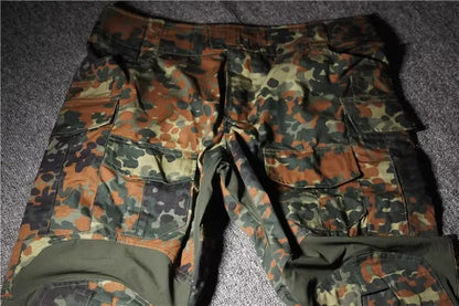 Ensemble Tactique GSG9 Camouflage Flecktarn GEN3 – Tenue Complète d’Entraînement Combat pour Forces Spéciales (Chemise + Pantalon à Manches Longues) - BLACKBEARD OUTDOOR INDUSTRIES