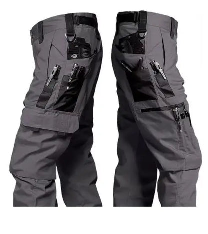 Pantalon Cargo Homme Résistant à l'Usure — Multi-poches, Coupe Droite, Style Tactique et Décontracté - BLACKBEARD OUTDOOR INDUSTRIES