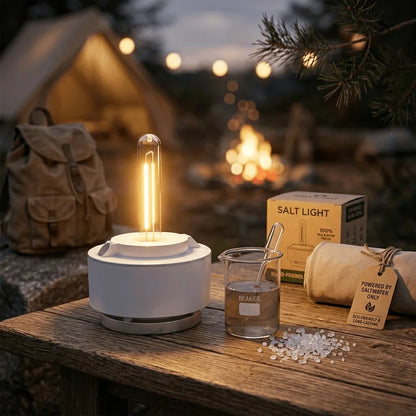 Lampe à eau salée LED 80 lumens – Camping et éclairage de secours