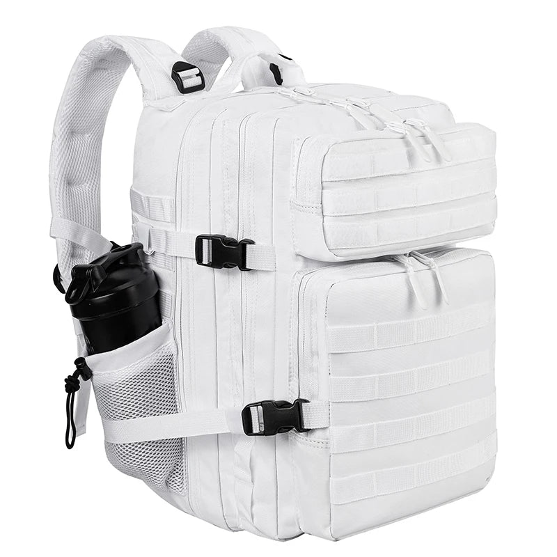 Sac à dos tactique 45 L avec système MOLLE et compartiment PC