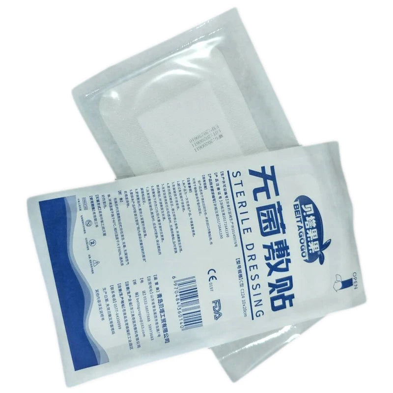 40Pcs Pansements Médicaux Respirants Adhésifs – Bandages pour Soins de Plaies Chirurgicales et Urgences BLACKBEARD OUTDOOR INDUSTRIES