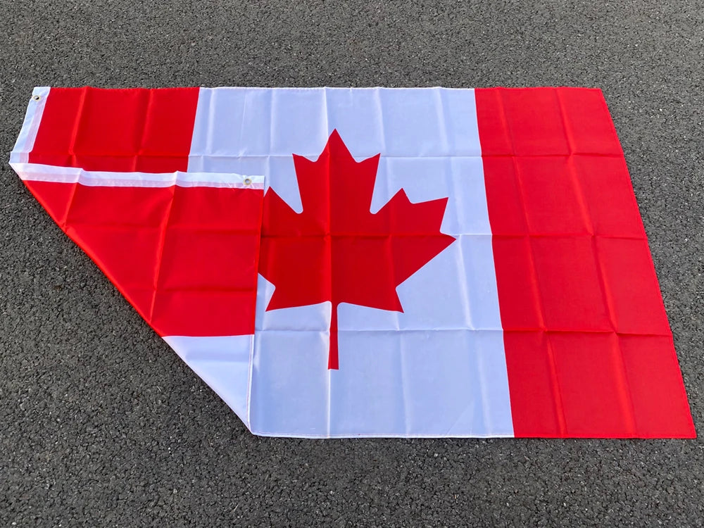 Drapeau du Canada 90x150 cm – Bannière en Polyester (Intérieur et Extérieur) BLACKBEARD OUTDOOR INDUSTRIES