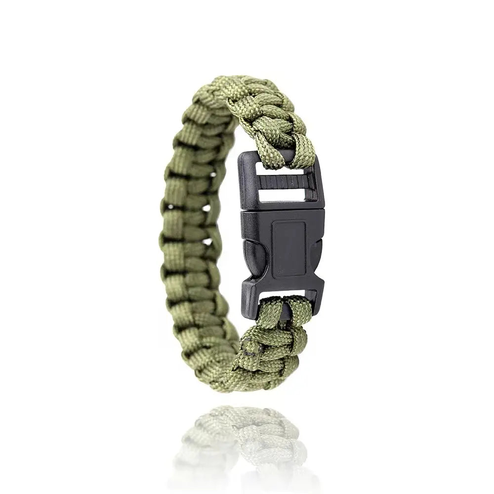 Bracelet Paracorde Tactique 7 Brins – Mode Homme – Corde de Parachute 4 mm – Survie & Urgence – Camping & Randonnée - BLACKBEARD OUTDOOR INDUSTRIES