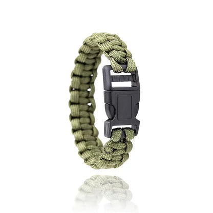 Bracelet Paracorde Tactique 7 Brins – Mode Homme – Corde de Parachute 4 mm – Survie & Urgence – Camping & Randonnée - BLACKBEARD OUTDOOR INDUSTRIES