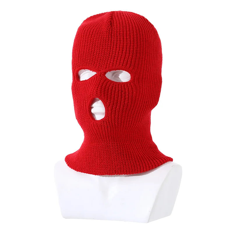 Balaclava cagoule trois trous en fibre acrylique Ma boutique