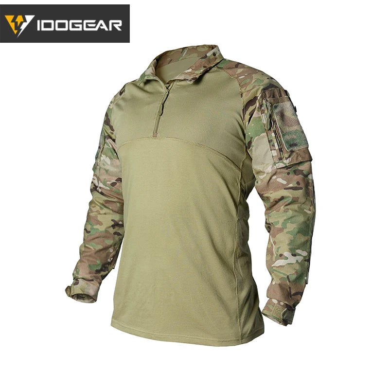 Chemise tactique IDOGEAR BSR combat avec coudières airsoft - BLACKBEARD OUTDOOR INDUSTRIES