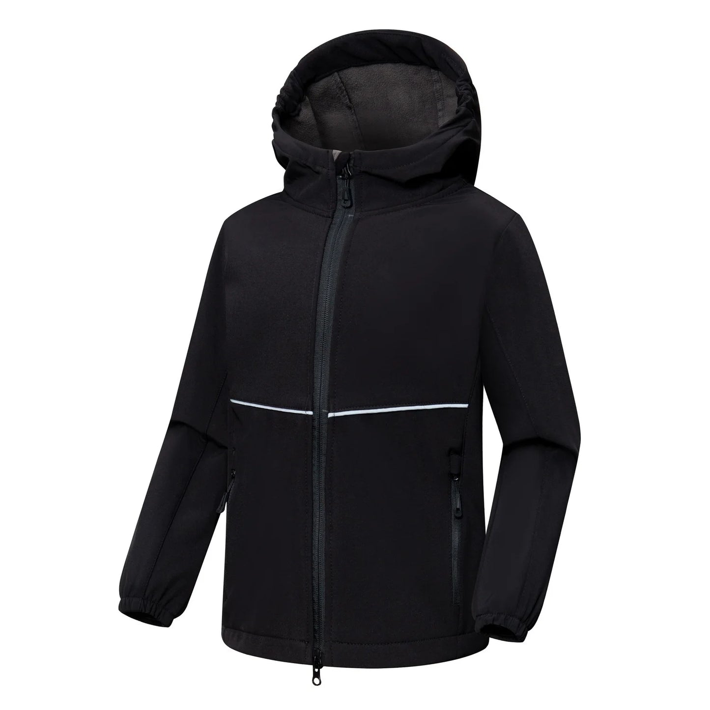 Veste Softshell Enfant Coupe-Vent Imperméable – Randonnée Outdoor Garçon Fille