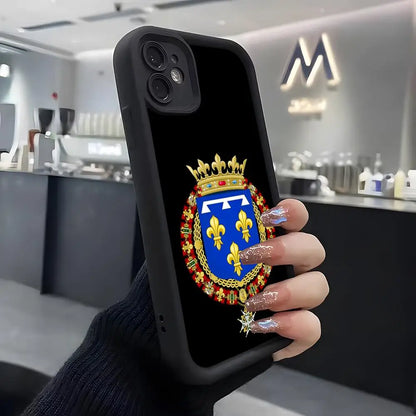 Coque iPhone Armoiries de Napoléon – Silicone Souple Anti-Rayures
