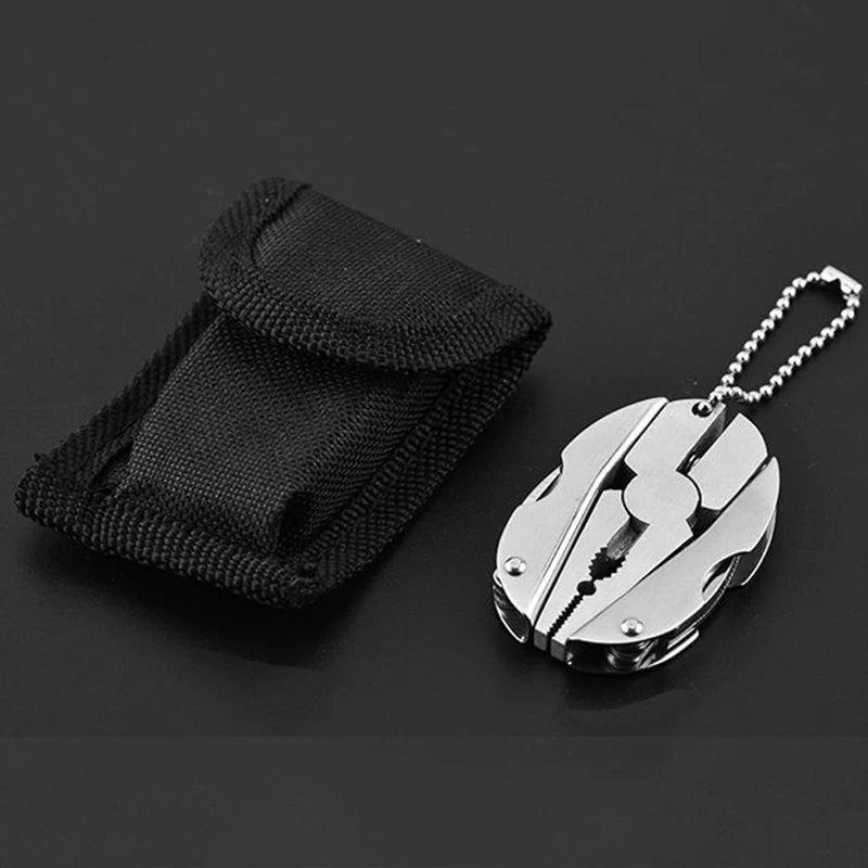 Outdoor Mini Folding Muilti-functional Plier Clamp Keychain Outdoor Hiking Tool Pocket Multitools Knife BLACKBEARD OUTDOOR INDUSTRIES
