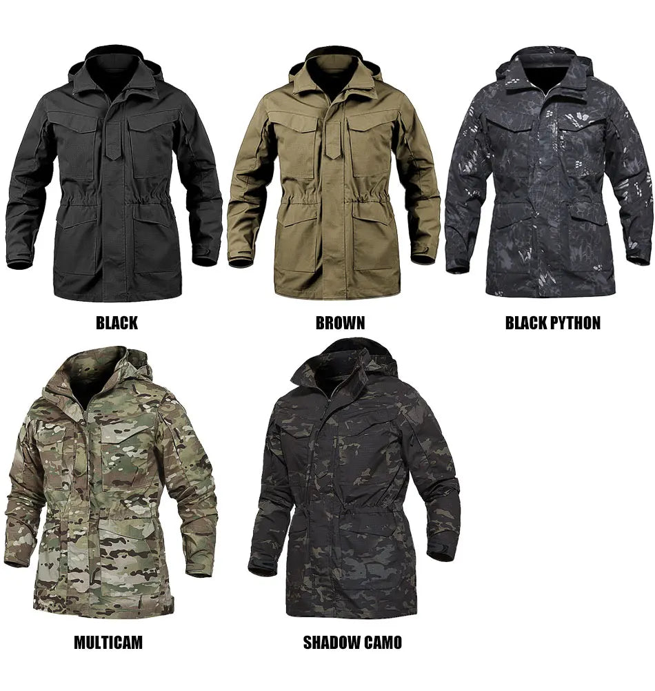 Veste Tactique M65 Multicam – KIICEILING Imperméable, Coupe-Vent, Camouflage Militaire | Hommes & Femmes - BLACKBEARD OUTDOOR INDUSTRIES