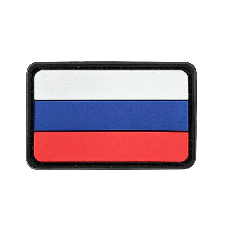 Patch PVC 3D Tactique Russe & Tchétchène – Hook & Loop | 8×5 cm | 9 Designs | Insigne Morale - BLACKBEARD OUTDOOR INDUSTRIES