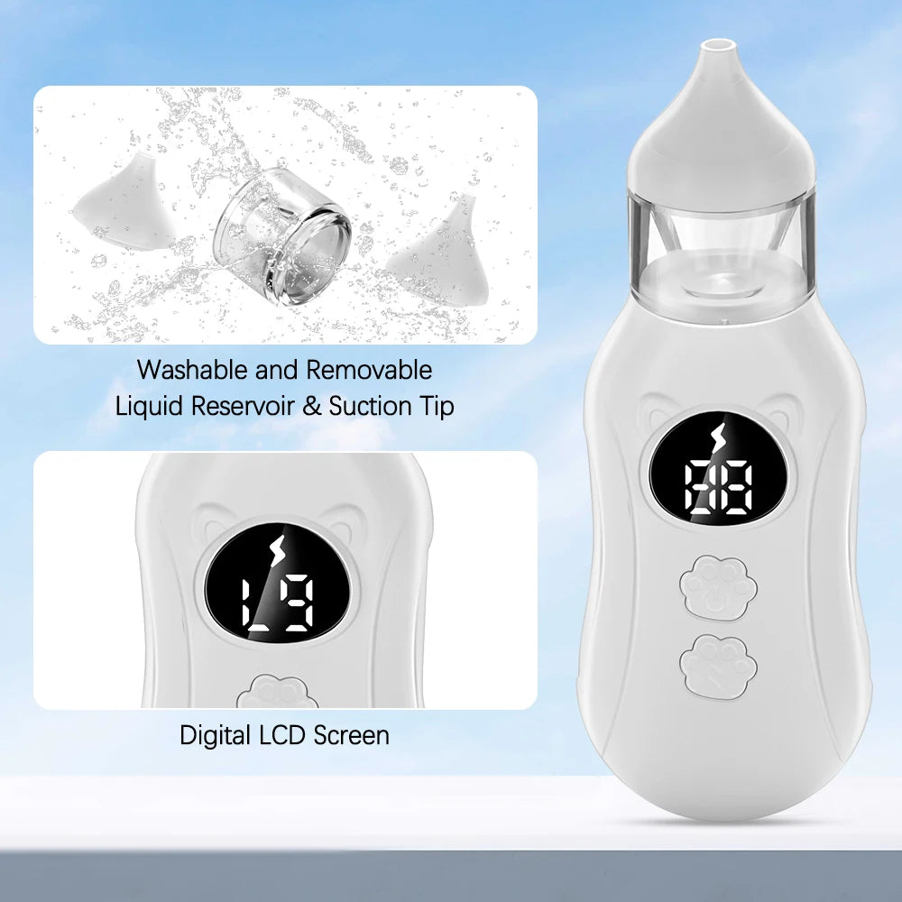 Aspirateur Nasal Électrique pour Bébé - Appareil Portable , avec 2 Embouts en Silicone - BLACKBEARD OUTDOOR INDUSTRIES