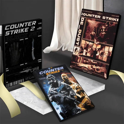 Poster Counter-Strike CS2 – Affiche Murale HD Gaming, Décoration Salon, Bureau & Chambre (Sans Cadre)