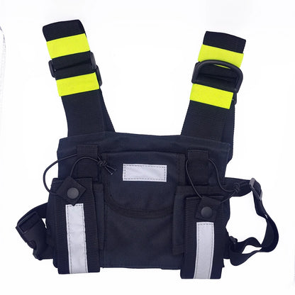 Holster Radio Tactique Épaule – Harnais Poitrine Walkie Talkie | Nylon Militaire
