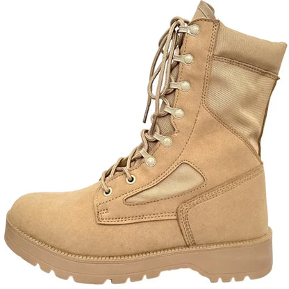 Rangers tactiques homme en cuir fendu et nylon