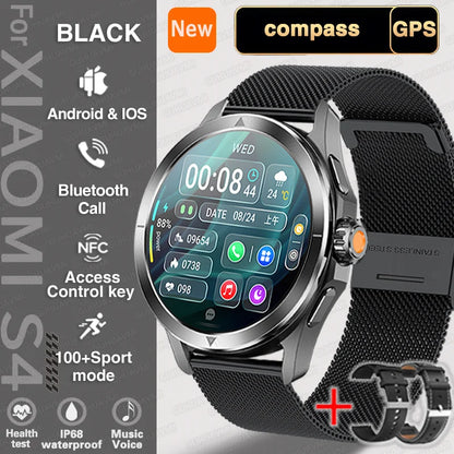 Xiaomi S4 Ultra – Montre Connectée Sport Outdoor avec GPS, NFC, Écran AMOLED, Appels Bluetooth, Suivi Santé Complet - BLACKBEARD OUTDOOR INDUSTRIES