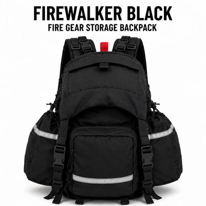 Sac à dos outdoor 35 L noir extensible à poches multiples