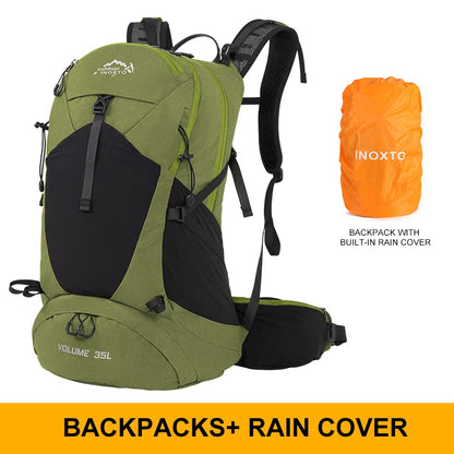 Sac à Dos de Randonnée 35L – Imperméable avec Housse de Pluie Intégrée | Mixte Homme/Femme - BLACKBEARD OUTDOOR INDUSTRIES