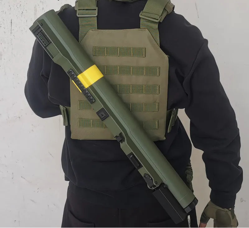 Maquette 3D Lance-Roquettes M72 LAW Américain — Extensible, Non Fonctionnel, Éducatif