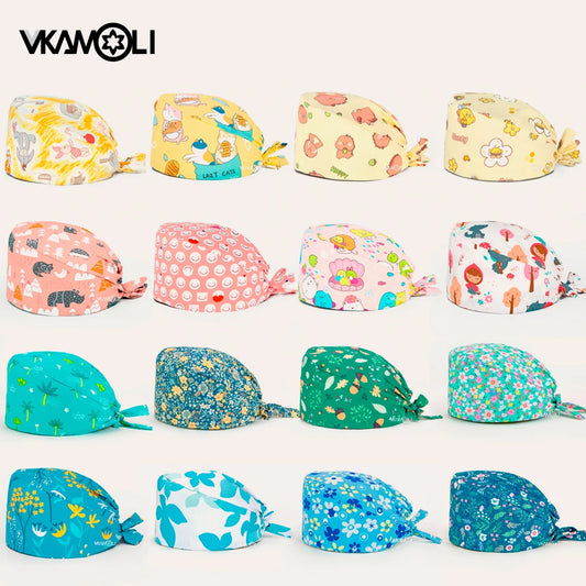 Chapeau Médical Imprimé pour Infirmières - Casquette de Scrub pour Femmes et Hommes, Uniforme Médical. - BLACKBEARD OUTDOOR INDUSTRIES