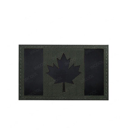 Patch Drapeau Réfléchissant Tactique – Badge Militaire Velcro, 29 Pays, 8x5 cm